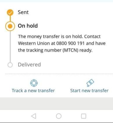 western union track my mtcn