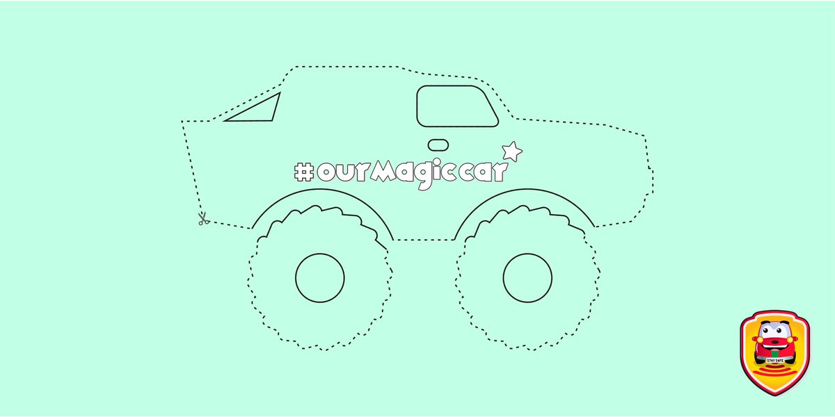 ourmagiccar's tweet photo. Are your kids into monster trucks?! Teach them #socialdistancing using the free printable car designs on https://t.co/FXewLXMjnc https://t.co/ViIBKS65Y3