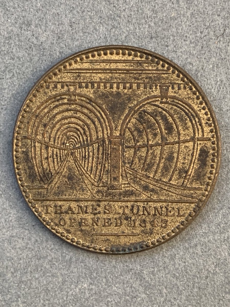 My Museum 2: a coin commemorating the opening of the Thames Tunnel in 1843 which runs between Rotherhithe and Wapping. The coin, like the fish hook, was given to me by Stan Marshall who had a parrot called Tommy Tight Arse. It entertained Stan’s customers calling out its name.