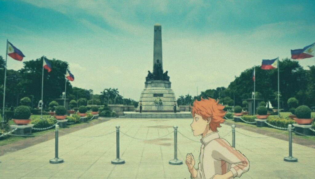 LOOK: A photo of Karasuno's #10 Hinata Shoyo doing an early jog around Luneta Park