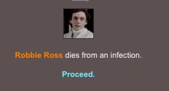 Day Seven:-ROBBIE WENT INSANE AND DIED FROM AN INFECTION WHICH MEANS PETER WINS 