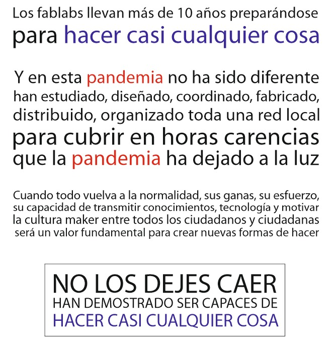 Después de lo que han demostrado NO LOS DEJÉIS CAER.