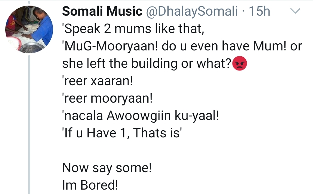 Then followed by FACELESS with sickening, tribal attacks that only aims to dehumanise the residents of the capital. This has been constant since the first major attack after FEB 2017. its co-ordinated, malicious and only widens the mistrust amongst somalis. 10/11