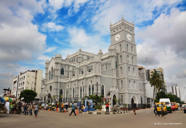 1. Christ Church Cathedral, LagosThe Cathedral Church of Christ Marina, Lagos is an Anglican cathedral on Lagos Island, Lagos.The foundation stone for the first cathedral building was laid on 29 March 1867 and the cathedral was established in 1869.
