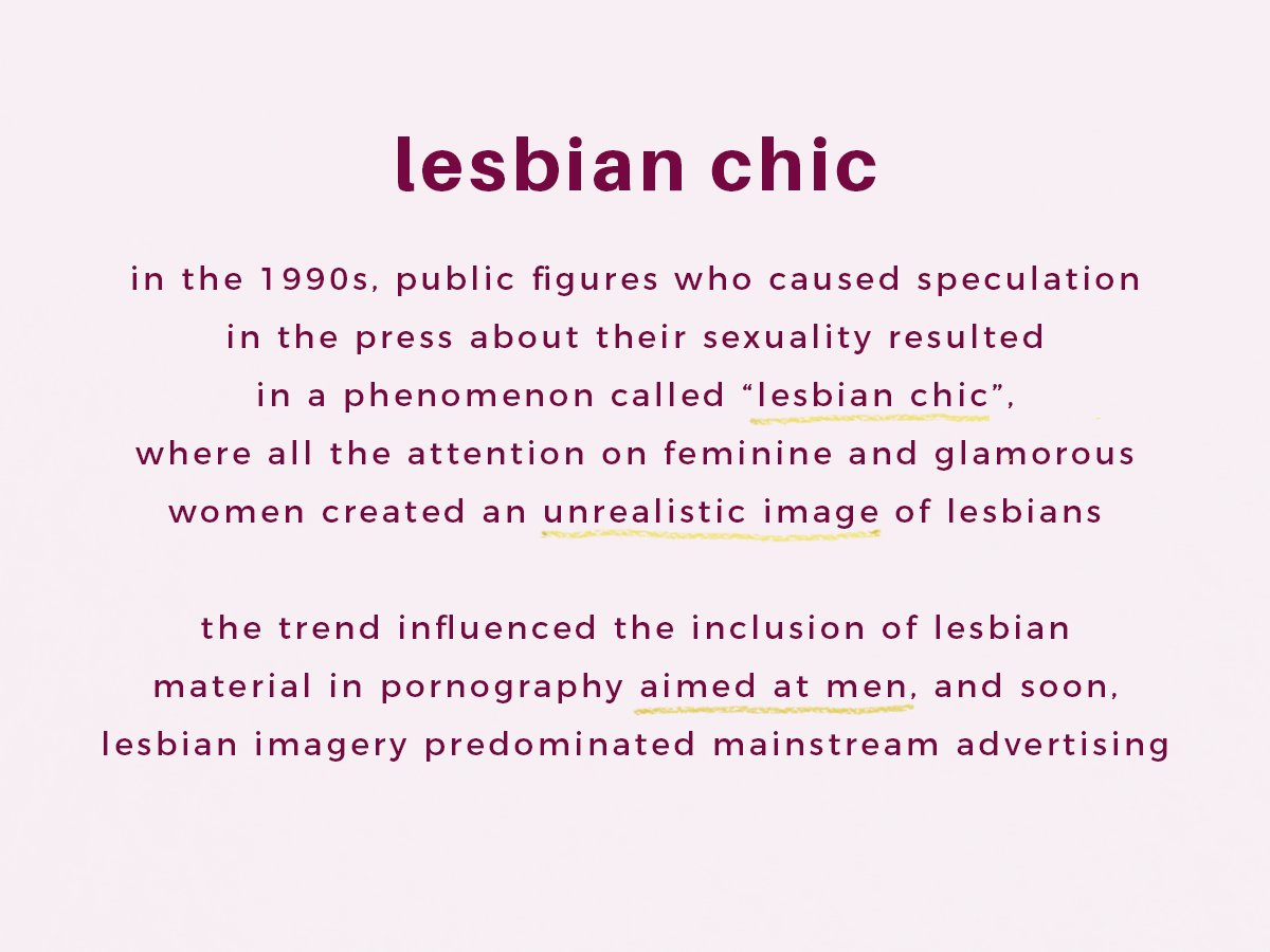 Lesbian Chic and Fetishization
