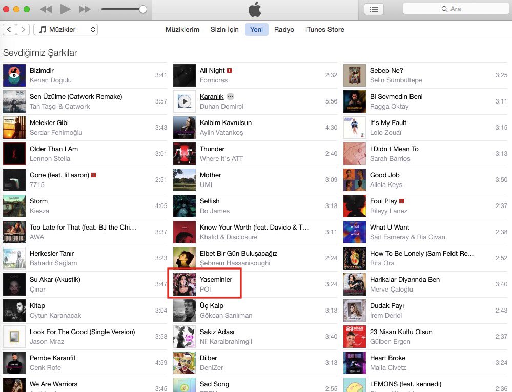poidemoi's tweet photo. @AppleMusic Türkiye Sevdiğimiz Şarkılar listesindeyiz!💜 https://t.co/biR1StNLZS