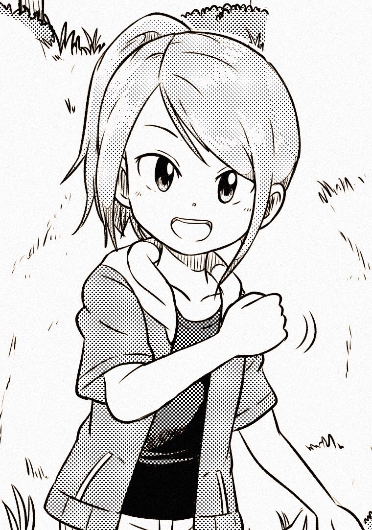 今日ずっとジャンケンしてる子描いてた 