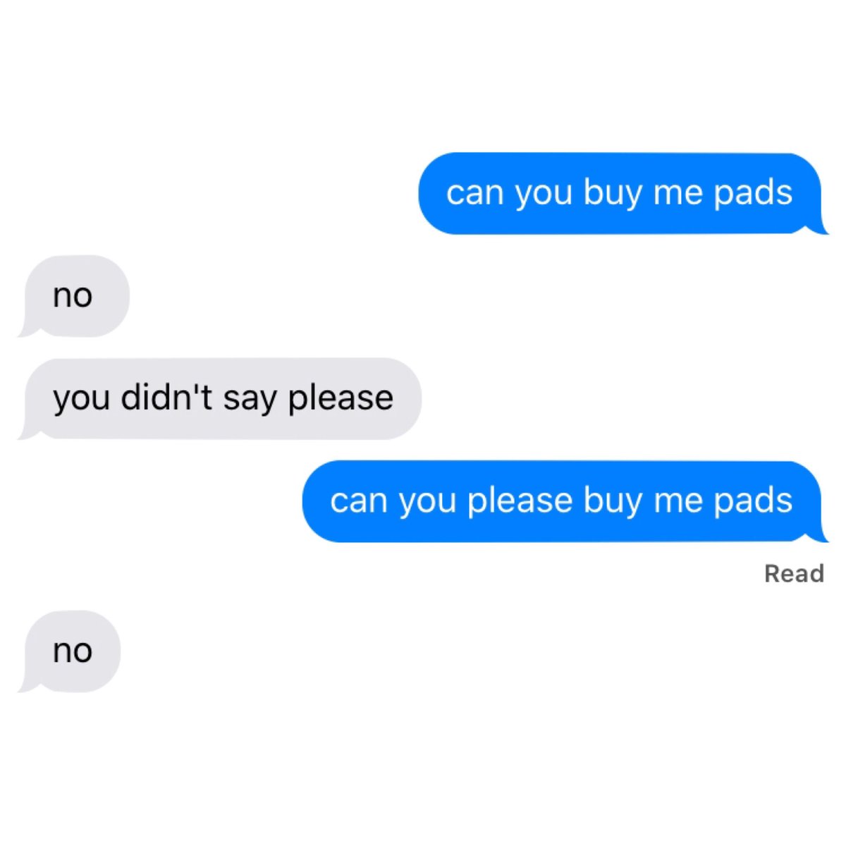 DMG Characters buying you pads, a thread.