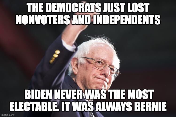 sdgirlknows's tweet image. #BringBernieBack #DropOutBiden