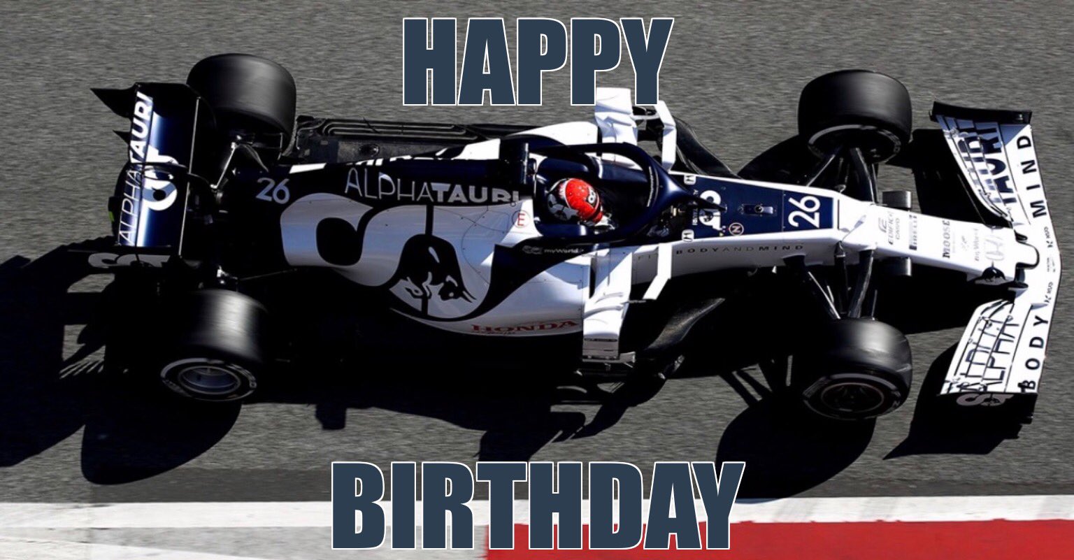 Daniil Kvyat happy birthday    