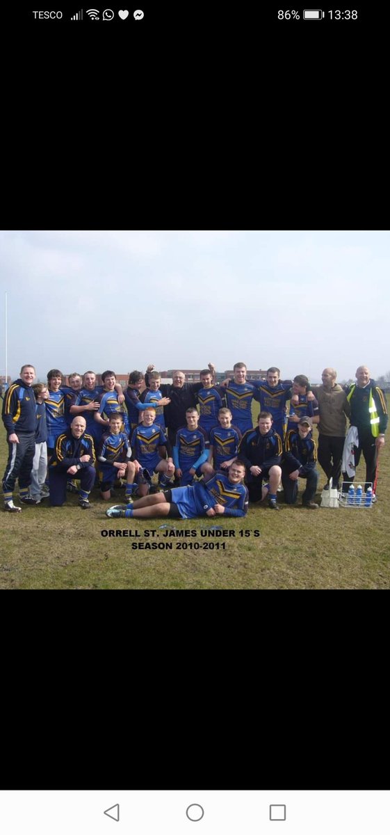 <a href="/WiganWarriorsRL/">Wigan Warriors 🍒⚪️</a> Couple of lads playing pro in this team. @LukeWaterworth9 at Swinton. <a href="/OliverJDavies1/">Oliver Davies</a> at Sheffield. <a href="/Josh19Wood/">Josh Wood</a> at Wakefield and <a href="/dizzy_murrayy/">Daniel Murray</a> at Hull KR. Great times