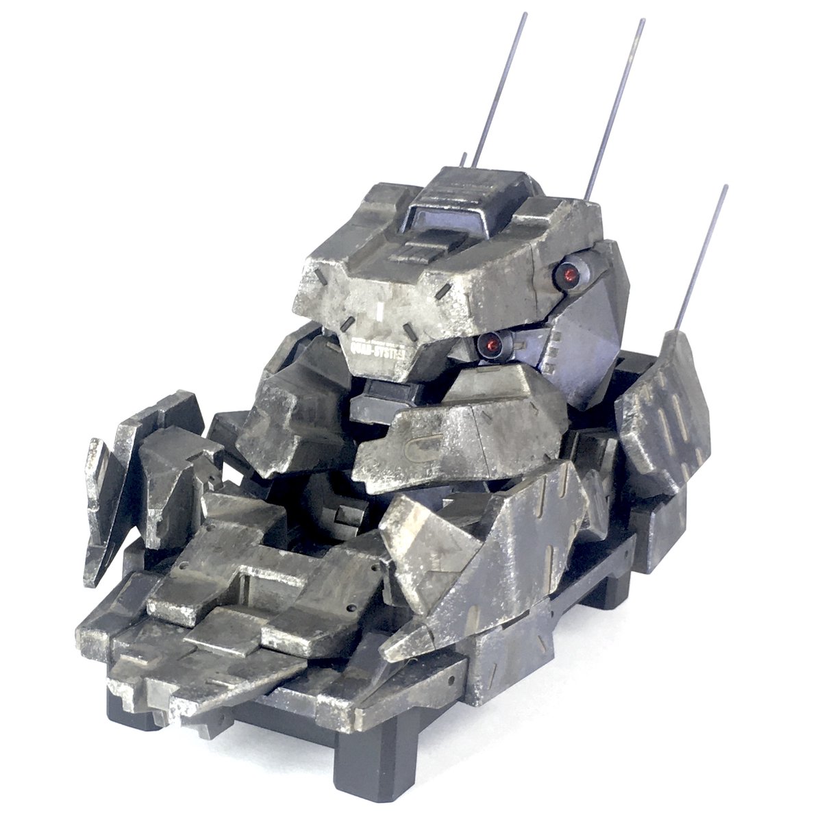 完成品　アーマードコア テックボット　ガレージキット ARMORED CORE 1/12サイズ ヘッドモデル H07 Starlight 完成しました。 ながさき