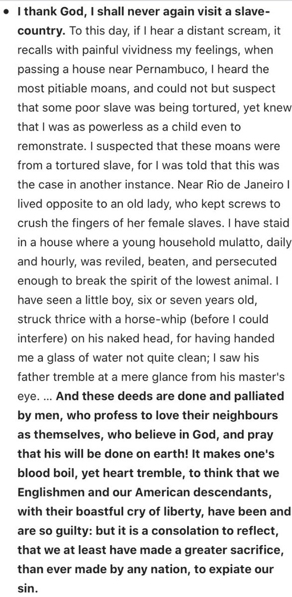 On slavery: