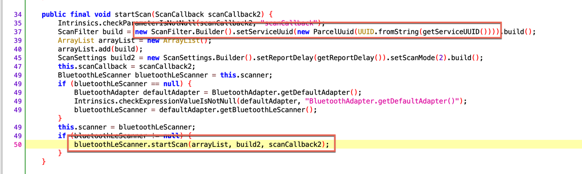  #covidsafe then uses a BluetoothLeScanner to watch for other devices that broadcast the apps known SSID.Basically,  #covidsafe only picks up and records other phones that have given their permission to broadcast.This implementation is vanilla Android and is industry standard.