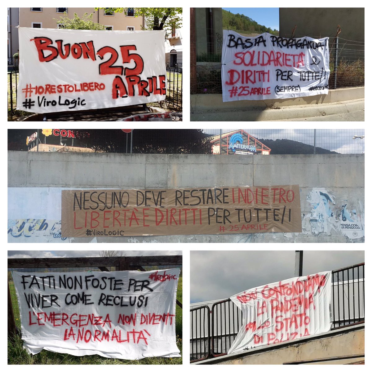 3e32's tweet photo. Il 25 aprile quest'anno arriva nel corso di un'emergenza che non avremmo mai voluto vivere, e che mostra tutta la sua violenza sul piano economico e sociale. https://t.co/ZKEsIDj0dW

#virologic #iorestolibero #iorestolibera #25aprile #Resistenza https://t.co/cwsJ8NtiCw