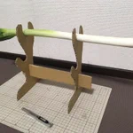 ネギの保存法方がわからなかった結果？日本刀みたいになっちゃった!