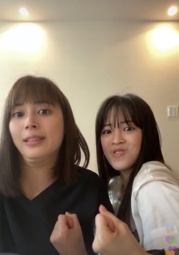 Hirose Sisters had a insta-live today, after 4 failed attempts A chaotic one hour with a live viewers of 105k. I'll sum up some of what happened on their live  #広瀬すず  #広瀬アリス  #広瀬姉妹