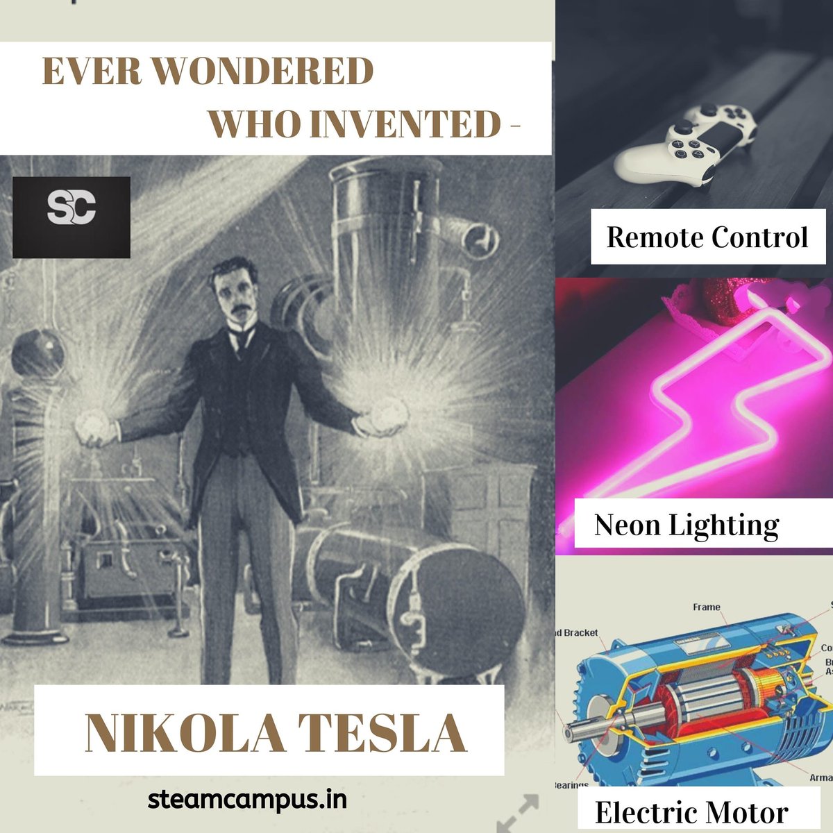 CampusSteam's tweet photo. The One & Only - NIKOLA TESLA.
https://t.co/5gCE5CEYv9
#nikolatesla #remotecontrol
#neonlighting #electricmotor
#inventions #physicsfacts #physiscsstudents #physicslover #physicsquotes #sciencelover #sciencequotes #learneveryday #learner #learningisfun #learnsomethingnew https://t.co/mZTYgrjVEN