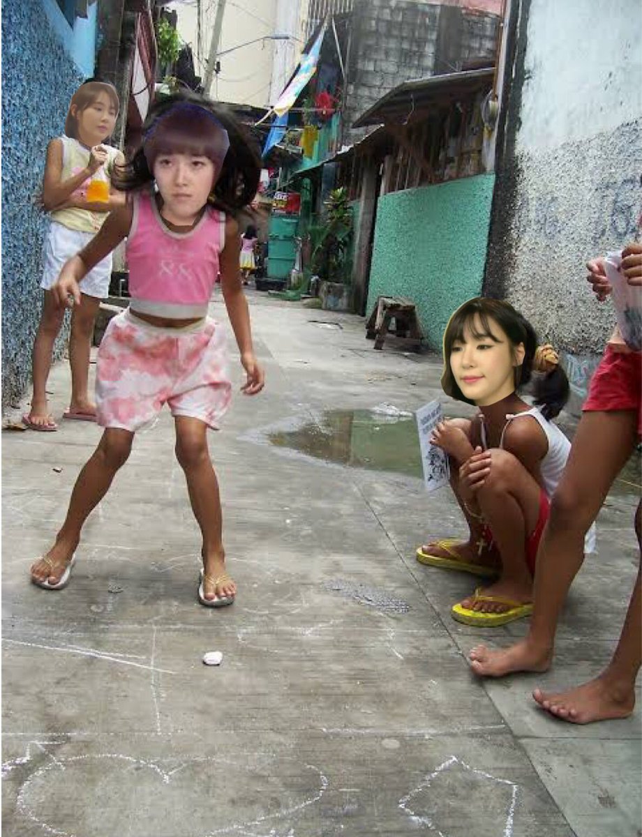Jessica jung and tiffany hwang the Oaksville Subdivision masters in Piko, or what these girls call, ‘Hopscotch’.... kwon Yuri, a visitor from barangay malaking bato also present.