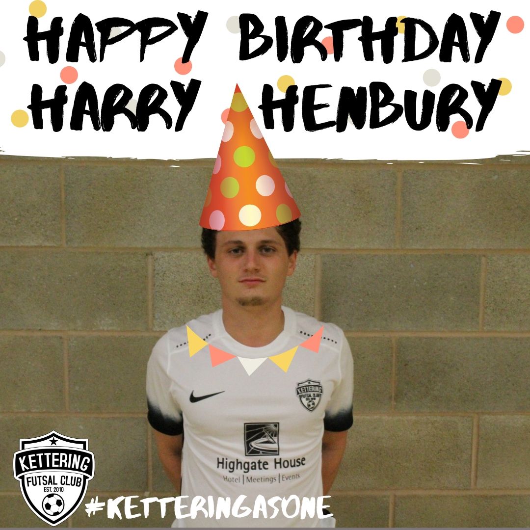 KetteringFutsal's tweet photo. BIRTHDAYS| Today we say Happy Birthday to Winger, Harry Henbury! #KetteringAsOne https://t.co/4knFtlCAnN