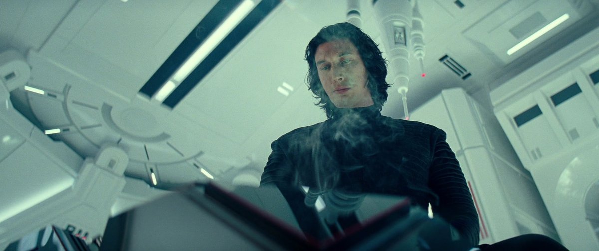 Re-watching the movie is just reminding me of how beautiful Kylo is. THE PAIN.