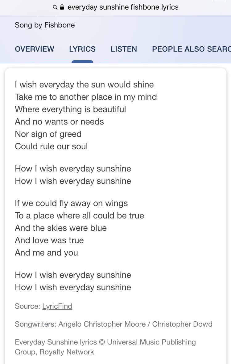 𝙎𝙖𝙧𝙖𝙬𝙖𝙩𝙏𝙞𝙣𝙚 The Lyrics Of Song Everyday Sunshine Thank To Brightwin To Suggest Me A Good Song Brightwin 𝙎𝙖𝙧𝙖𝙬𝙖𝙩𝙏𝙞𝙣𝙚 The Lyrics Of Song Everyday Sunshine Thank To Brightwin To Suggest Me A Good Song Brightwin