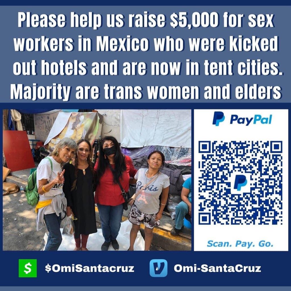 sergenicholson's tweet photo. Can anyone assist our 💜sisters in Mexico City -a reputable activist friend is involved in this. I appreciate it is a difficult time financially for many of us - sisters, brothers, allies 🌈 https://t.co/xKx3FQezr1