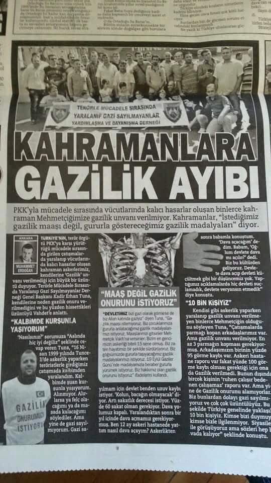 #FatihPortakal @FOXhaber <a href="/ShowTV/">Show TV</a> <a href="/ATV/">ATV</a> <a href="/tv8/">tv8</a> <a href="/Haberturk/">Habertürk</a> <a href="/star/">STAR</a> <a href="/cnnturk/">CNN TÜRK</a> <a href="/ntv/">NTV</a> 19 000 malul sayılmayan gazi yaralı 🤕 sakat zehirlenerek vücudunda demir vs gibi şeyle yaşarken ölüyor sizler bunlara seyirci kalıp hiçbir şey olmamış gibi haber yapmaya devam ediyorsunuz buyurun