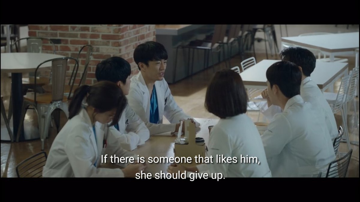 Gyeoul need to beat God for Jeongwon to work out. Btw, the squad are working in Yulje for 6 months now. So you can see the progress of the residents relationship with their professors. #HospitalPlaylist