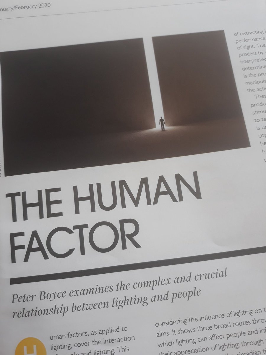 APBissell's tweet image. A great article in the Jan/Feb 2020 @SLL100 #LightLines A good example of making a point hit home - 'lighting conditions that would be considered extremely uncomfortable in an office are positively desired in a nightclub'.  #Lighting #Design