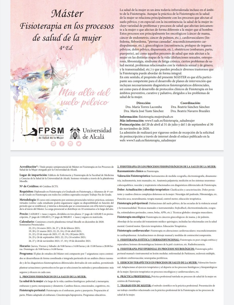 Máster Salud Mujer tweet media