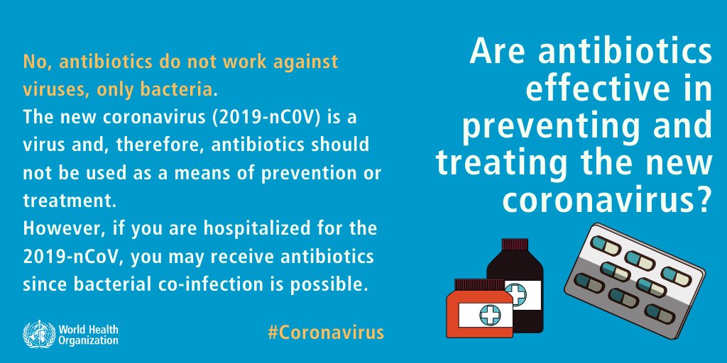 arrivealivedis's tweet photo. #Mythbusters #Covid_19 #antibiotics https://t.co/uE43oWVblI