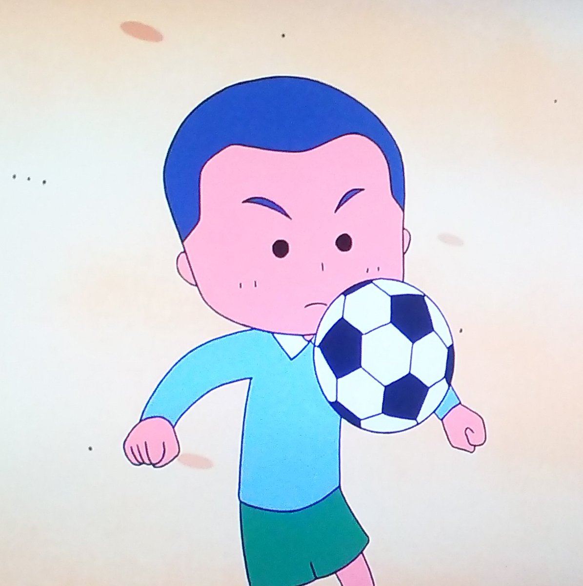 サッカー好きの少年ケンタ