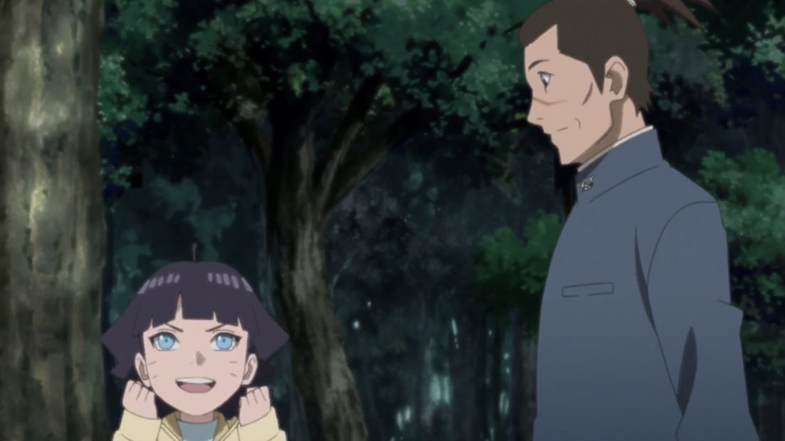 Iruka Encourages Himawari  Boruto: Naruto Next Generations 