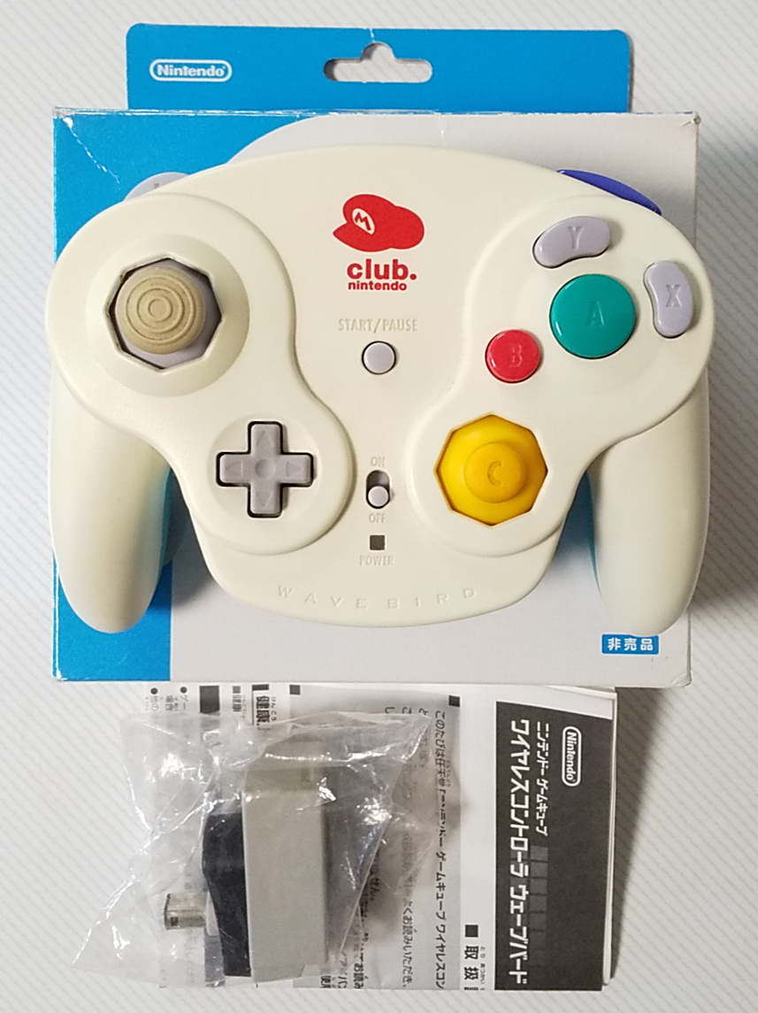 クラブニンテンドー限定 ゲームキューブコントローラー ウェーブバード
