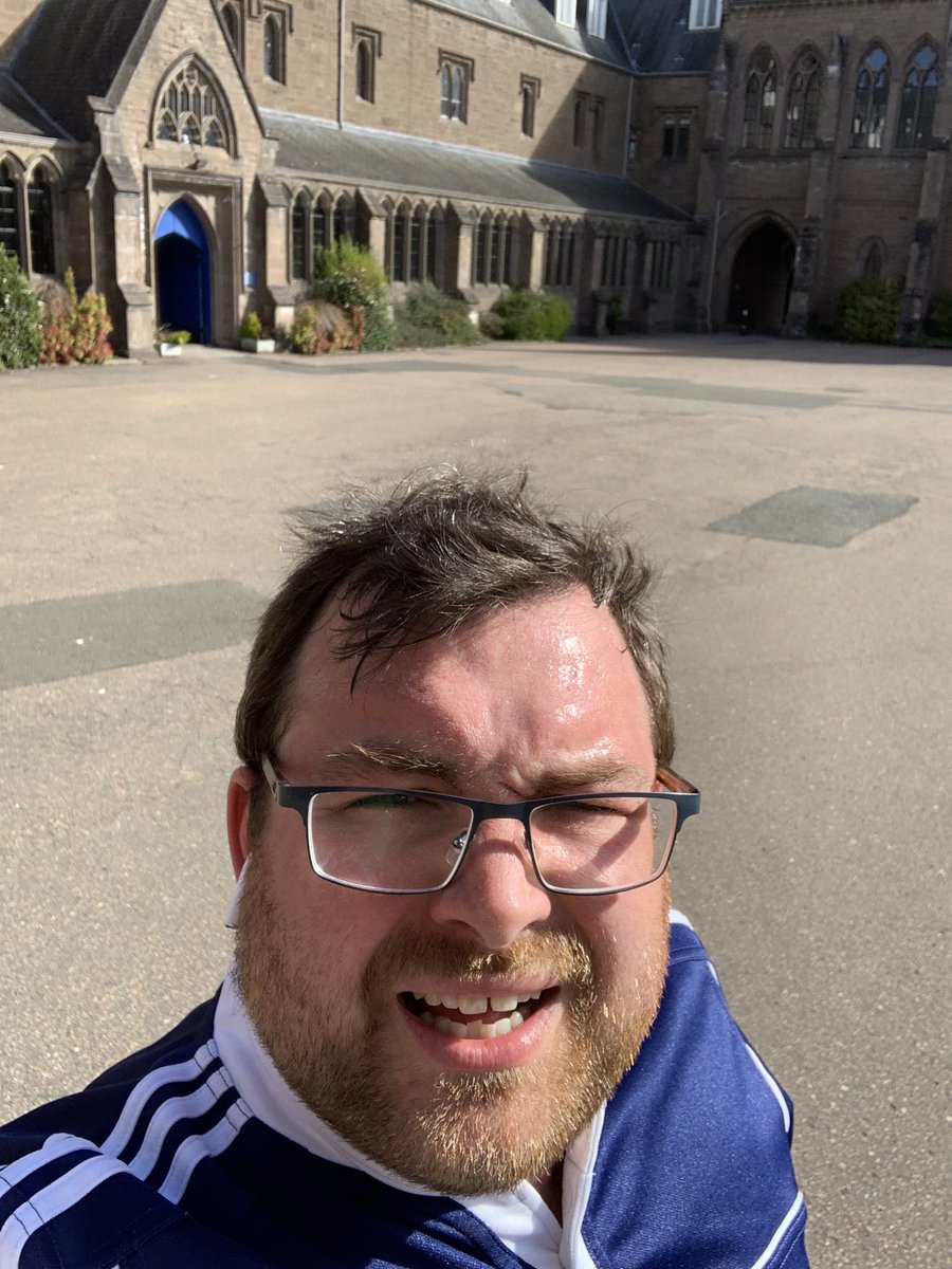 CMathesons's tweet photo. First proper run in 5 years, but 2.6 miles around @GlenalmondColl done! Embarrassingly slow, but it’s the effort that counts. Hope it inspires some of the Mathesonians to get their trainers on! #shattered #StayHomeStaySafe #CollMathesons https://t.co/cSM57LBVHk
