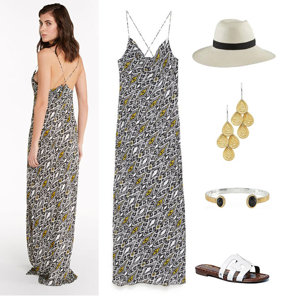 TheGateShop's tweet image. The perfect outfit for a day in the garden – a Patrizia Pepe figure-accentuating summer dress with thin shoulder straps and a sexy side slit! We’ve teamed it with white slider sandals, a stylish white Fedora and gold jewellery...

@ExperienceGford 
@GuildfordTIC 
@WeLoveGuildford