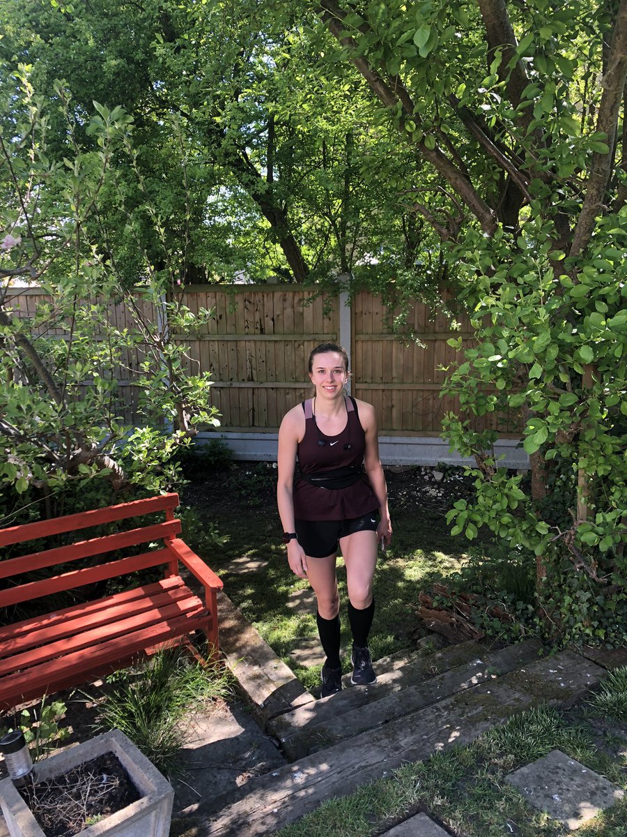 So proud of my daughter Ruby who should have been running her first Marathon with thousands of others today She is more determined than ever and ran this morning at her starting time ♥️and she can’t wait for October 4 when she will run for <a href="/DementiaUK/">Dementia UK</a> 🏃‍♀️❤️