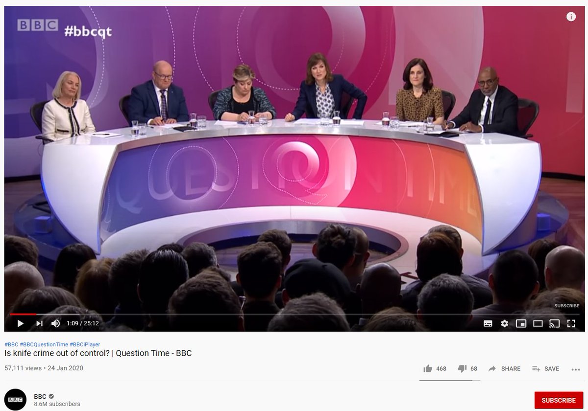 Months ago Trevor Phillips was on Question Time doing his silly 'if I had a black son' routine. Again he was give extensive free reign to say whatever he pleased about the black community. Again, there was no black or even BAME person on the panel to challenge him.