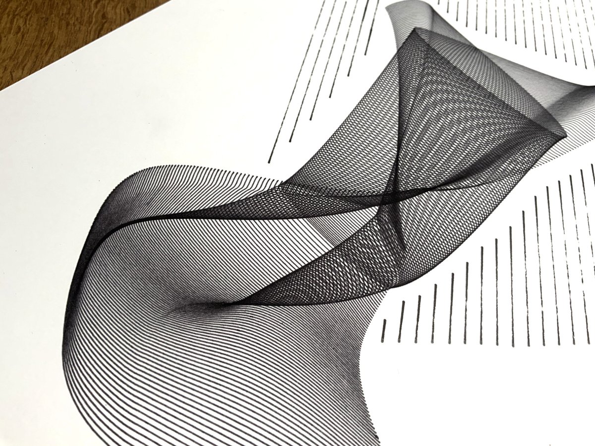 algorigraph's tweet image. I like how this one turned out. #plottertwitter