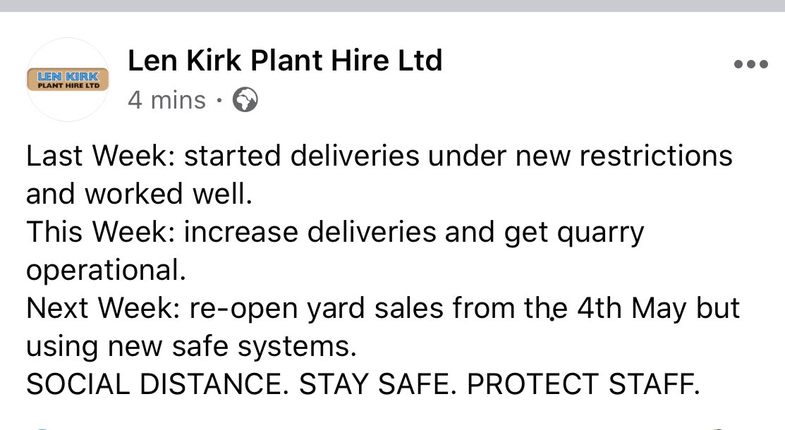 Len Kirk Plant Hire Ltd tweet media