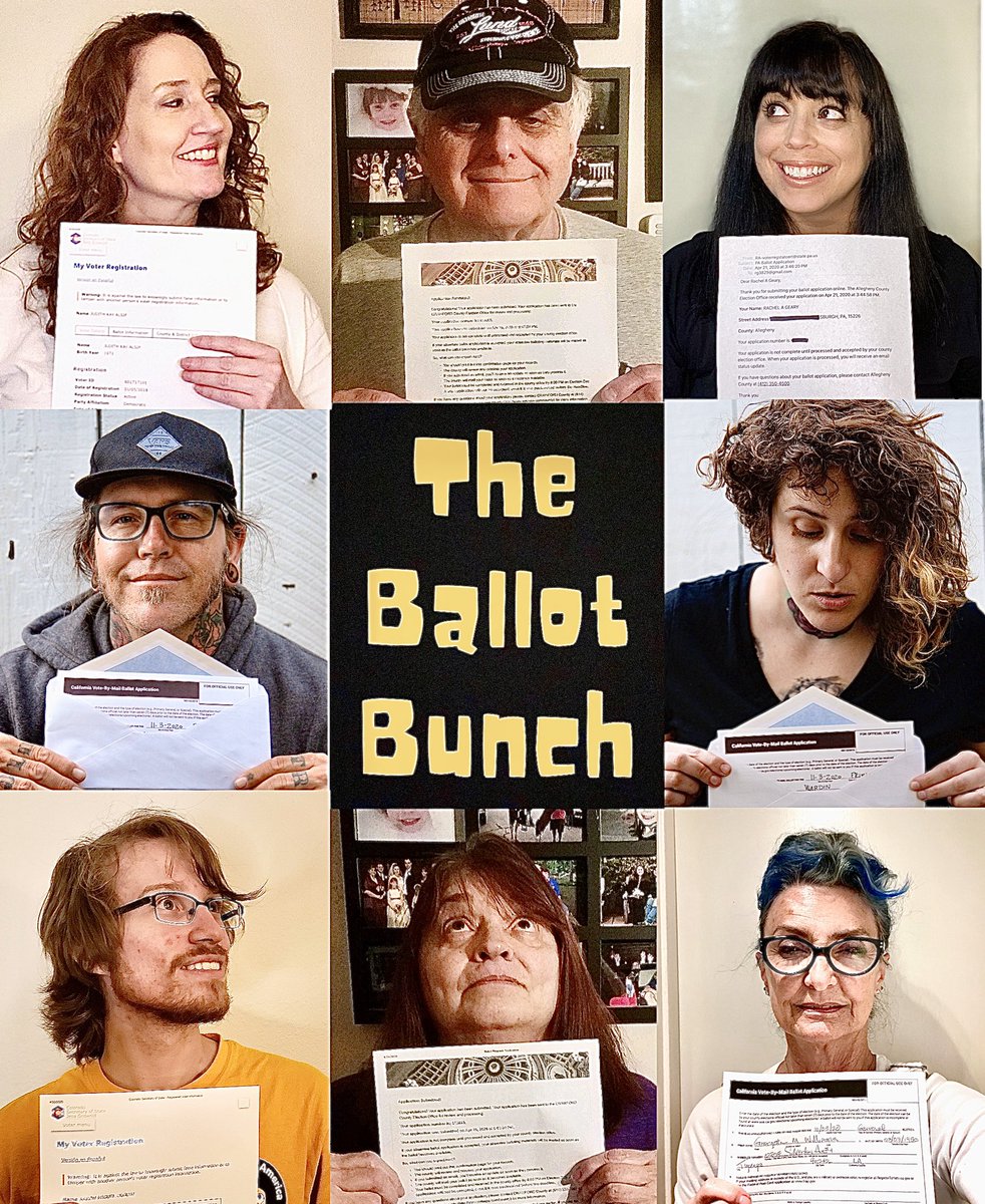 rg3829's tweet photo. Everybody make sure to register for your mail in ballot to vote!!! Every vote counts!!! #TheBallotBunch #GISH https://t.co/NsS29WgKZA