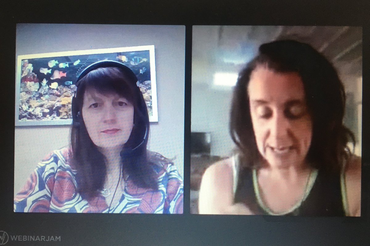 jakeandmaya's tweet photo. Righ now: @lucysiegle and @WhereDoesItCome talking about the devastating effects of COVID throughout the garment industry. #EB4FashRev2020 #ethicalfashion #positiveimpact @cleanclothes @ecoage @Eb4Rev https://t.co/RsFRvj2sBP