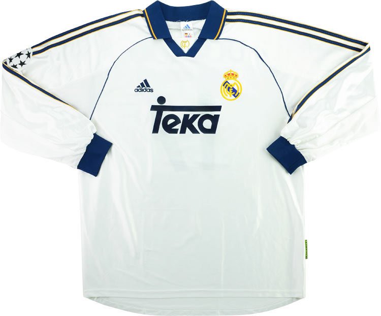 Task 3: What is your favourite kit or game from the 20th century? One iconic strip before my time (and an icon for all Liverpool fans!). This 1999 Real Madrid strip was my first ever kit other than a Liverpool one!What would yours be?