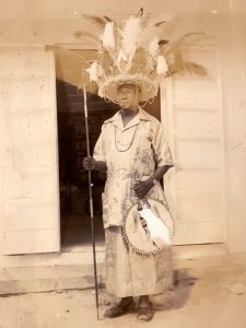 Ben's father, Omenka Odigwe Emeka Enwonwu, was a member of the Onitsha Council of Chiefs and a traditional sculptor of repute, who created staffs of office, stools, decorative doors, and religious images. He died in 1921 and Ben inherited his work tools & studio.