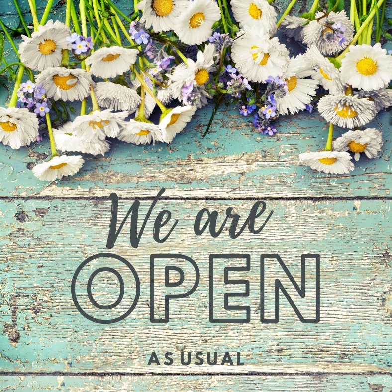 We are open as usual at Big Green Smile. Orders may be taking slightly longer to process at the moment but don't worry, we are working really hard to get them delivered as quickly as possible. Find out more about how we are dealing with COVID-19: bit.ly/2Rzd6Wy