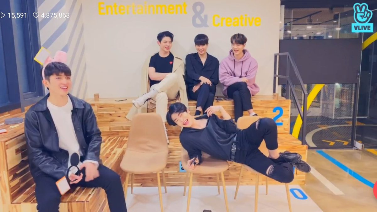 their punishment was to do a sexy pose  (changhyun's pose is questionable LOL)