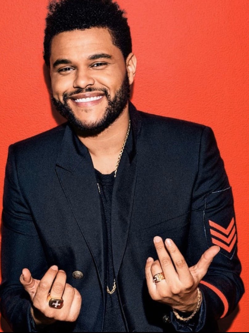 the weeknd smiling, a thread.