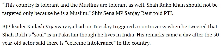 Before moving this forward, let me just take a break here to acknowledge the irony of Kailash Vijayvargiya working as a peace activist for an organisation run by a half-Pakistani Muslim man.