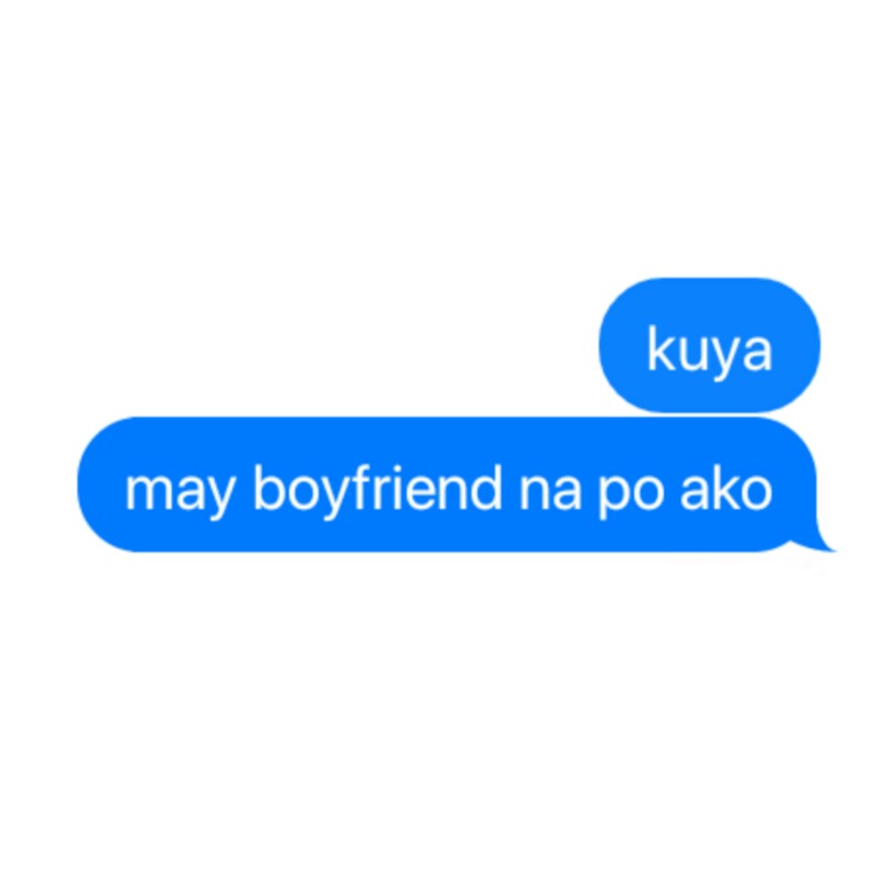 ┊wanna one (as your kuya) replying to “may boyfriend na po ako” texts— a thread.